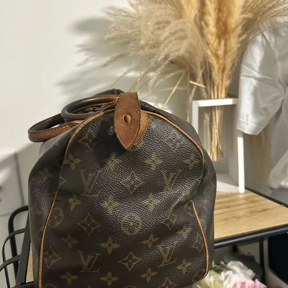 Louis Vuitton Brown Monogram speedy Travel Bag - Picture 2 of 11